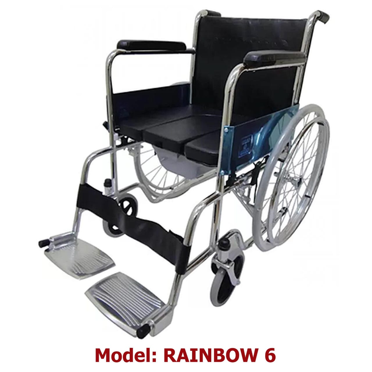 Rainbow 6 Commode Wheelchair in Noida